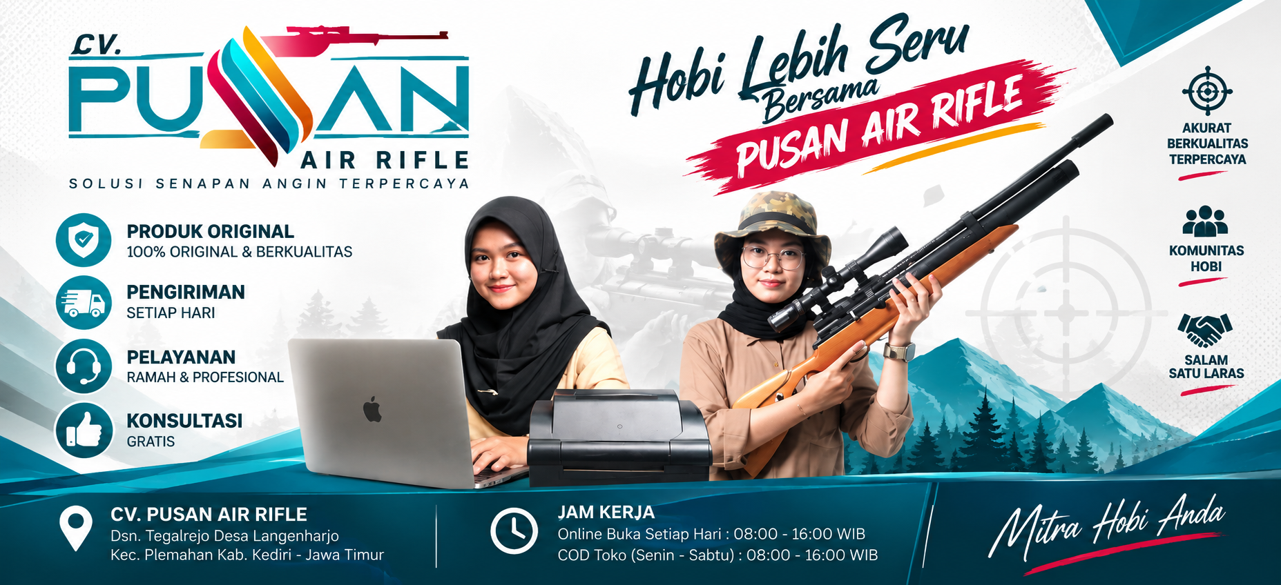 BANNER CV. PUSAN AIR RIFLE